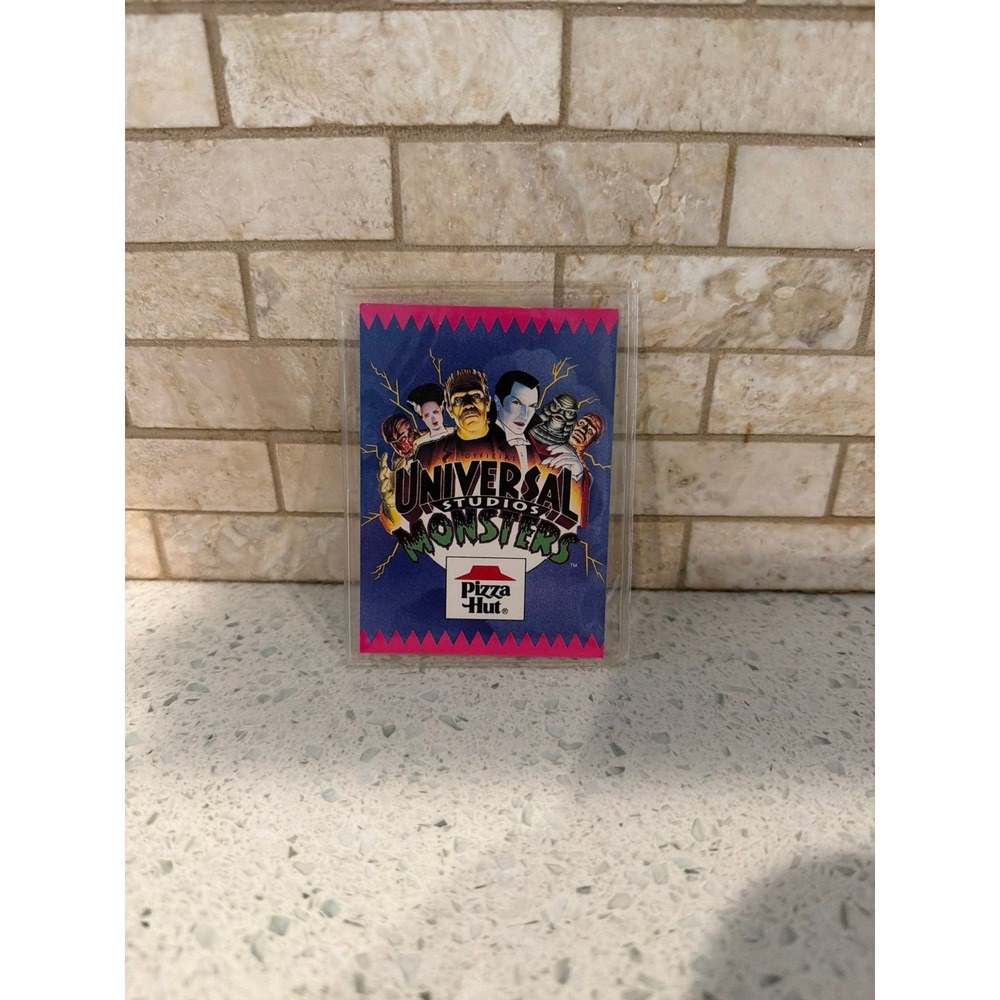 Universal Monsters 1992 Trading Card Trick or Treat Tips Pizza Hut Promo Origin…